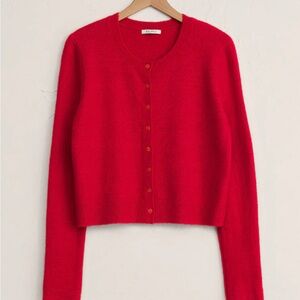 Z Supply Vibrant Red Cardigan